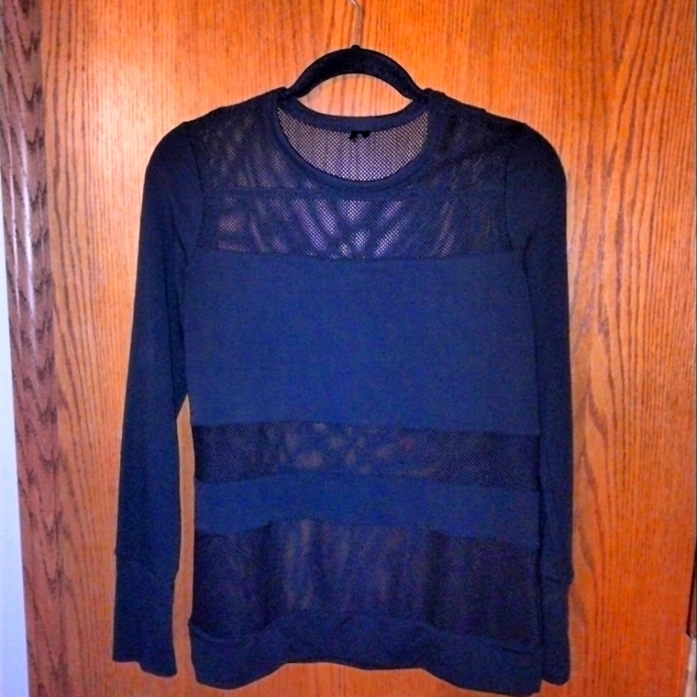 Size small long sleeve part see thru shirt